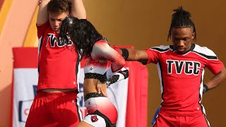 TVCC CHEER DAYTONA ROUTINE 2023 shorts cheerleader cheer stunts tvcc daytonabeachflorida [upl. by Line]