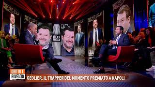 MATTEO SALVINI A DRITTO E ROVESCIO RETE 4 15022024 [upl. by Jedthus]