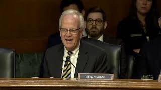 Sen Moran Delivers Remarks Regarding Disaster Relief for Farmers and Ranchers Across America [upl. by Esiled]