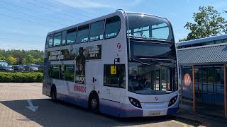 ExFirst London  First Essex  100  ADL Enviro 400  SN58CGX  33561 [upl. by Nedac159]