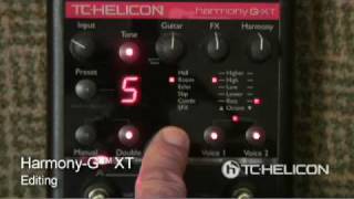 TC Helicon Voicetone HarmonyG XT Tutorial 3  UniqueSquaredcom [upl. by Zalucki]