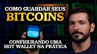 ONDE GUARDAR BITCOINS DE FORMA SEGURA Configurando uma Carteira de Bitcoin no celular  NA PRÃTICA [upl. by Ataymik]