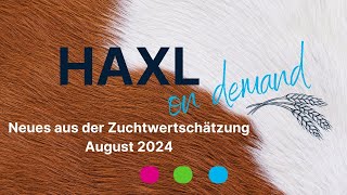 HAXL on demand  ZWS August 2024 [upl. by Welcher617]