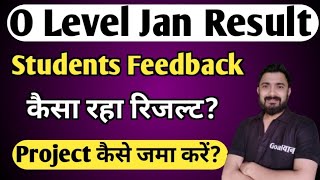 O Level Result Jan 2024  Students Feedback  o level project [upl. by Ano139]