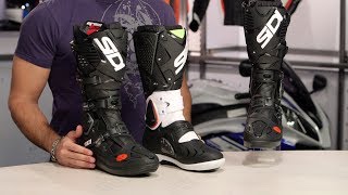 SIDI Crossfire 3 SRS Boots Review at RevZillacom [upl. by Sivrahc422]