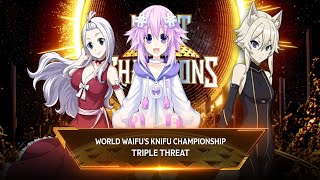 WWE 2K24 World Waifu Division 1122024  Neptunec vs Mirajane vs Zeta [upl. by Chloris134]