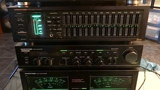 how to connect your equalizer onkyo EQ540 [upl. by Laekim]