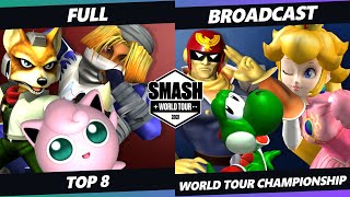 Smash World Tour Championship  Melee Top 8  Full Broadcast [upl. by Ettennan564]