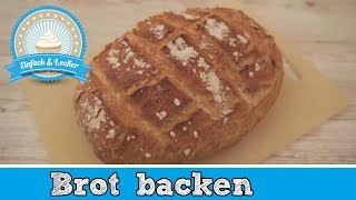 Schnelles Brot backen mit knuspriger Kruste 🍞 [upl. by Femi]