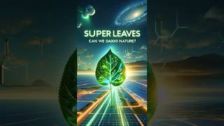 SUPER LEAVES THE FUTURE OF PHOTOSYNTHESIS shorts ArtificialPhotosynthesis GreenTech [upl. by Addison]