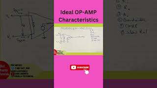 Ideal OpAmp Characteristics [upl. by Xuaegram]