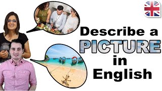 How to Describe a Picture in English  Spoken English Lesson [upl. by Anaitsirk479]