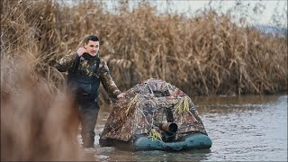 I tried the new floating hide from Buteo The Grebe [upl. by Hsivat679]