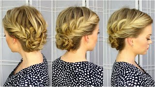 Fishtail French Braid Updo [upl. by Squire]