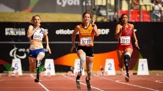 Athletics  womens 200m T44 final  2013 IPC Athletics World Championships Lyon [upl. by Autum593]