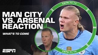 DRAMATIC RACE AHEAD 👀 Man City vs Arsenal draw REACTIONS  Whats to come this season 🔥  ESPN FC [upl. by Eened]