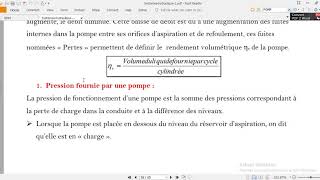 hydraulique  partie 6 LES POMPE VOLUMETRIQUE [upl. by Nahsyar]