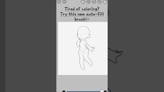 Use this cool new autocolour brush today😍🤯ibispaintxocedits [upl. by Ashlin]