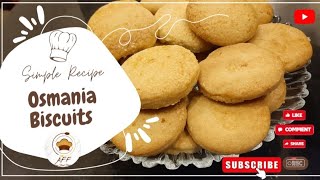 Osmania Biscuit Recipe  Hyderabad Famous Osmania Cookies  Biscuit Recipe  Osmania Cookies [upl. by Sissel]