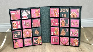 Mini Advent Calendar Book  Tutorial [upl. by Enohpets]