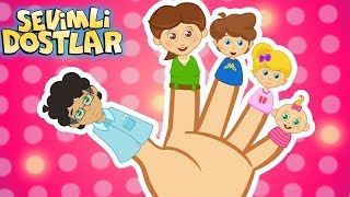 Parmak Ailesi çizgi film çocuk şarkıları 75DK Sevimli Dostlar  Kids Songs and Nursery Rhymes [upl. by Airdnna963]