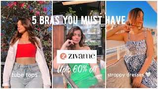 5 Bras You must have  Zivame upto 60 off Hello Summer Sale 2022 [upl. by Ahsenom623]