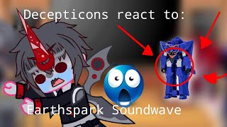 Transformers Prime react to a Soundwave AU GCRV [upl. by Cloe453]