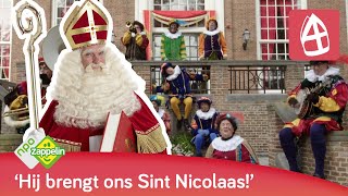 ZIE GINDS KOMT DE STOOMBOOT  Sinterklaasliedjes  NPO Zappelin [upl. by Fromma]