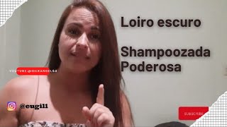 Do castanho escuro ao loiro escuro mel com a melhor shampoozada de todas fiquei linda [upl. by Portie]