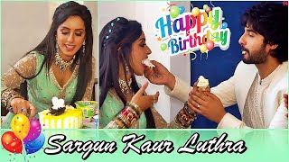 EXCLUSIVE Sargun Kaur Luthra CELEBRATES Her BDay With Abrar Qazi amp Yeh Hai Chahatein CoStars [upl. by Tarrah]