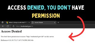 How to Fix quotAccess Denied You don’t have permission to access on this serverquot Error on Windows 11 [upl. by Kathlin614]