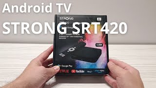 STRONG SRT420  recenzja dekodera DVBT2 z Androidem i 4K [upl. by Aral963]