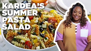 Kardea Browns Summer Pasta Salad  Delicious Miss Brown  Food Network [upl. by Ettenoj]