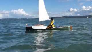 Open Canoe Sailing Group  Bucklers Hard to the Isle of Wight [upl. by Audres]