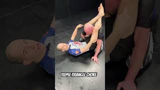 Teepee triangle choke bjj jiujitsu martialarts [upl. by Annael548]