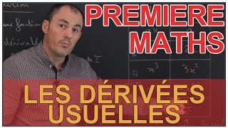 Les dérivées usuelles  Dérivation  Maths 1ère  Les Bons Profs [upl. by Abbub42]