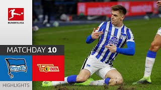 Hertha Berlin  Union Berlin  31  Highlights  Matchday 10 – Bundesliga 202021 [upl. by Eelegna684]