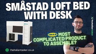 IKEA SMASTAD LOFT BED WITH DESK  quick assembly [upl. by Dry]