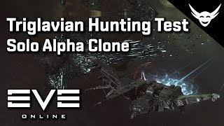 EVE Online  Alpha clone Triglavian hunting in Raven test [upl. by Eineg669]