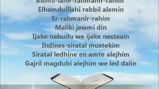 Suretu Fatiha Ayatul KursiSuretu IhlasFelek Nas [upl. by Olinad929]