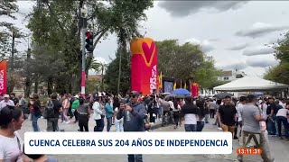 Cuenca celebra sus 204 años de independencia [upl. by Eenal]