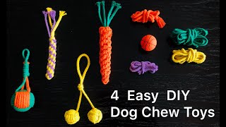 Dog Toy DIY1 How To Make Chew Toys For Your Dog Stop biting furnitures [upl. by Lohcin539]