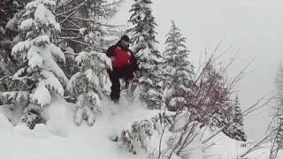 Sweet Whitefish Powder Skiing  Doug Smith Downhill Racing [upl. by Daggna]