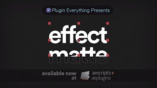 Effect Matte Available Now [upl. by Annaeg148]