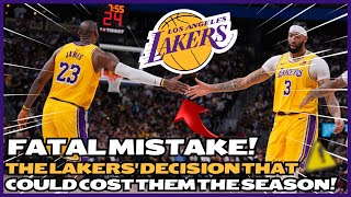 🏀LAKERS DIDNT TAKE ADVANTAGE OF THE OPPORTUNITIES WHAT COULD HAPPEN NOW IN THE SEASON [upl. by Demahum]