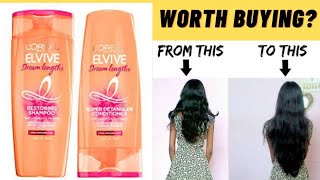 LOreal elvive dream long shampoo and conditioner review does it work [upl. by Yole357]