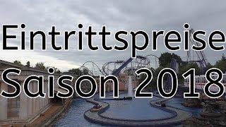 Eintrittspreise für Saison 2018 im EUROPA PARK bekannt [upl. by Halle]