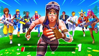 100 SPIELER verfolgen mich in FORTNITE [upl. by Sukin559]