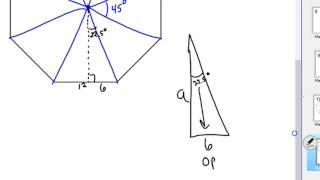 How to find the area of an Octagon [upl. by Aicilet]