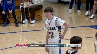 Spencerville vs Marion Local Basketball 2042023 [upl. by Dodson]